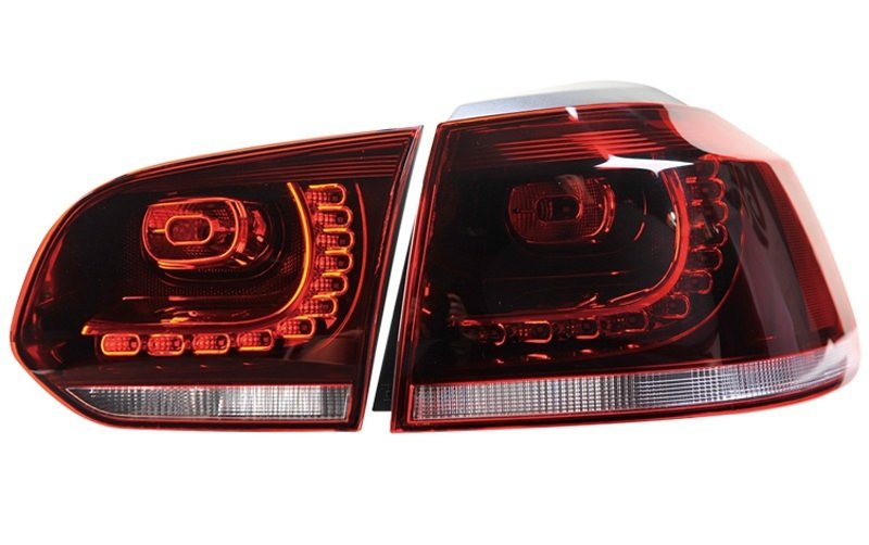 VOLKSWAGEN GOLF 6 ARKA LED STOP TAKIMI 2008-2013 (gülen yüz)